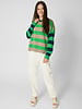 Xirena Lela Sweater Greenfinch Stripe