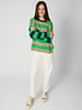 Xirena Lela Sweater Greenfinch Stripe