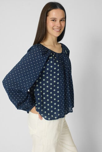 Xirena Willa Top Navy