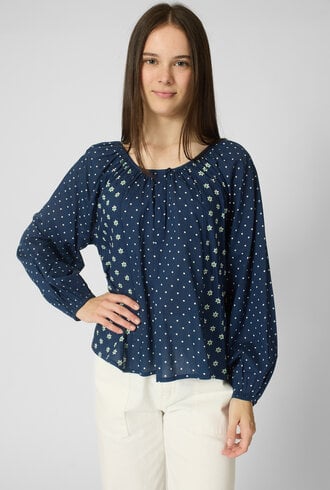 Xirena Willa Top Navy