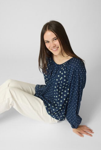 Xirena Willa Top Navy