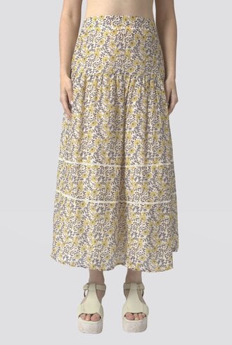Xirena Agatha Skirt Sun Petals