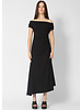 Apiece Apart Marles Off Shoulder Dress Black