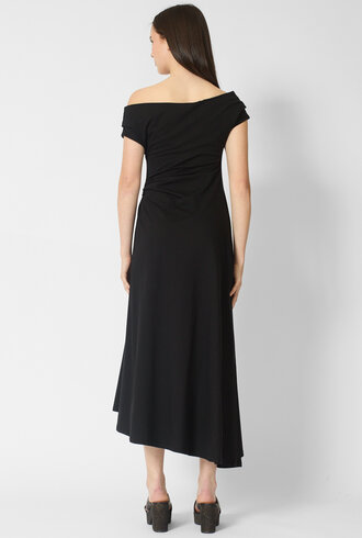 Apiece Apart Marles Off Shoulder Dress Black