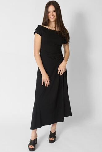 Apiece Apart Marles Off Shoulder Dress Black