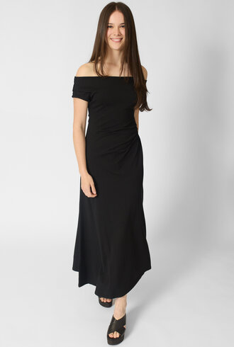 Apiece Apart Marles Off Shoulder Dress Black