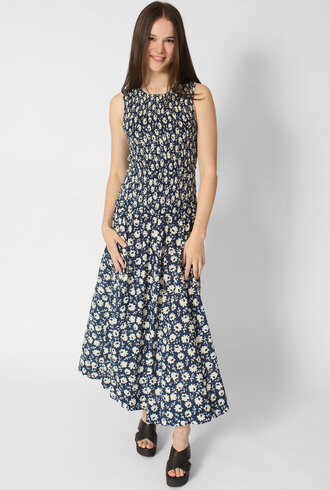 Apiece Apart Siempre Tank Maxi Navy Floral