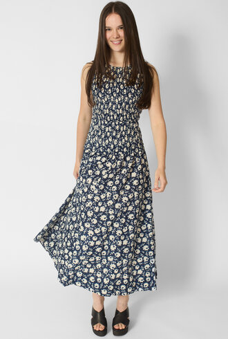 Apiece Apart Siempre Tank Maxi Navy Floral