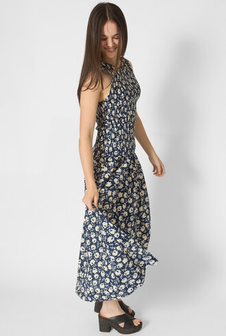Apiece Apart Siempre Tank Maxi Navy Floral