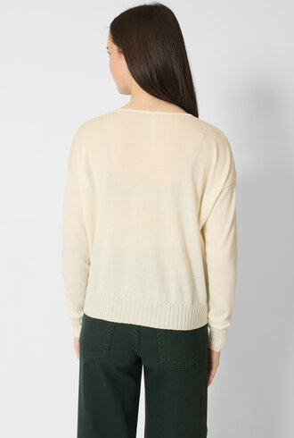 MJW. Fine Cashmere Pullover Natural