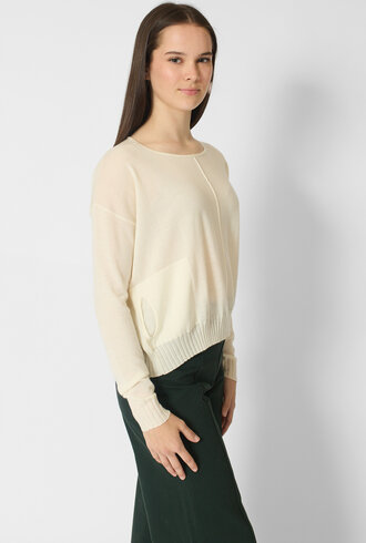 MJW. Fine Cashmere Pullover Natural