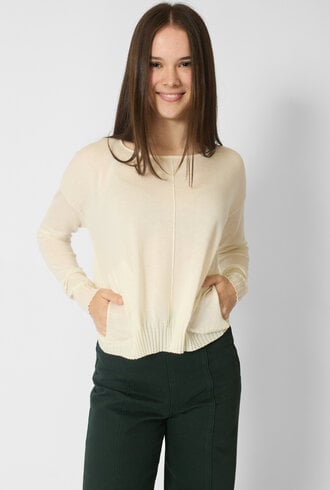 MJW. Fine Cashmere Pullover Natural
