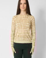 MJW. Ice Cotton Pullover Toast Checks