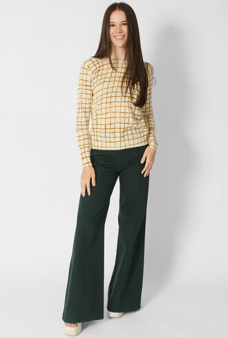 MJW. Ice Cotton Pullover Toast Checks