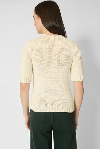 MJW. Chunky Cotton Sweater Natural