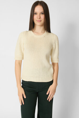 MJW. Chunky Cotton Sweater Natural