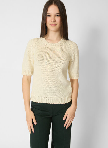 MJW. Chunky Cotton Sweater Natural