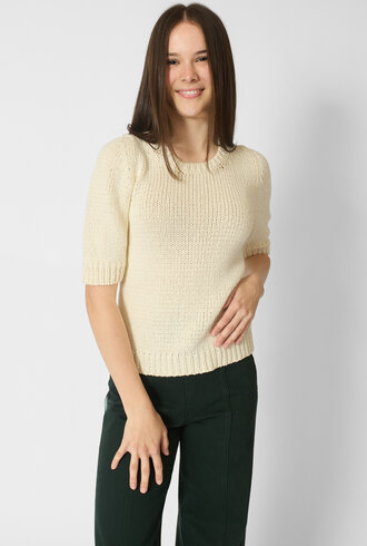 MJW. Chunky Cotton Sweater Natural