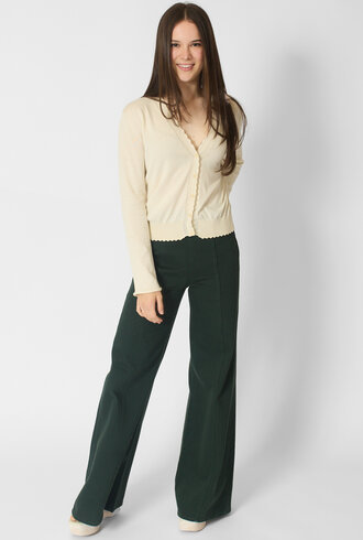 MJW. Organic Cotton Cardigan Natural