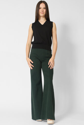 MJW. Organic Cotton Vest Black