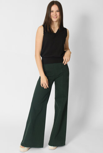 MJW. Organic Cotton Vest Black