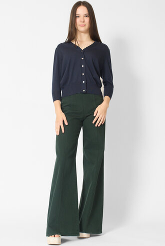 MJW. Fine Cashmere Cardigan Navy