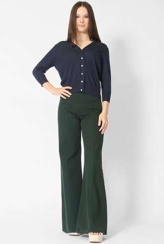 MJW. Fine Cashmere Cardigan Navy