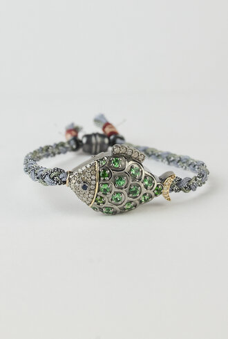Patricia Arango Fish Bracelet Tsavorite
