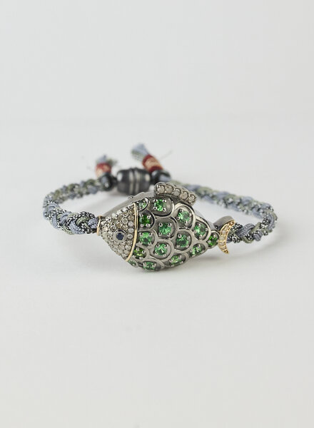 Patricia Arango Fish Bracelet Tsavorite