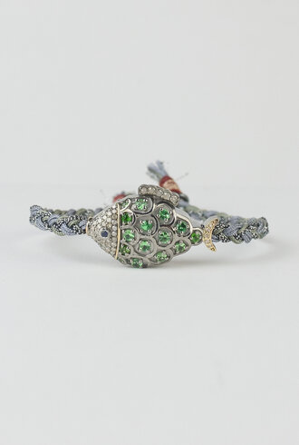 Patricia Arango Fish Bracelet Tsavorite