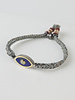 Patricia Arango Mini Evil Eye Bracelet Lapis