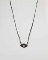 Patricia Arango Mini Evil Eye Necklace Lapis
