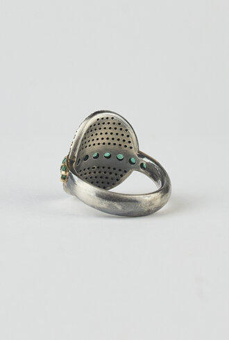 Patricia Arango Diamond  Ring Emerald