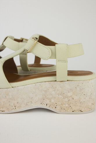 Coclico Eilish Wedge Sandal Mozzarella