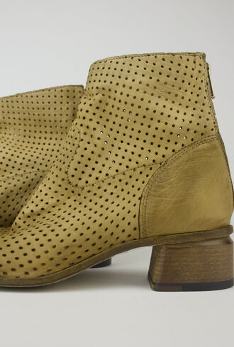 Shoto Perforated Boots Olive
