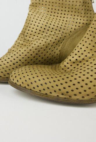 Shoto Perforated Boots Olive