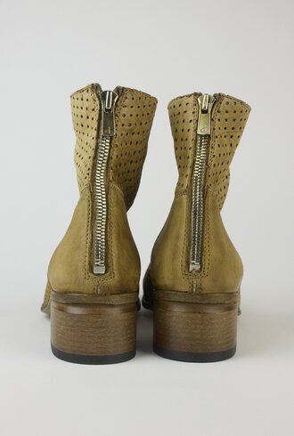 Shoto Perforated Boots Olive