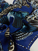 Inouitoosh Oblong Papillons Scarf Navy