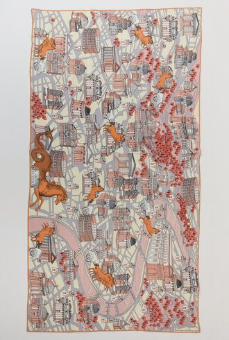 Inouitoosh Oblong Rome Scarf Powder