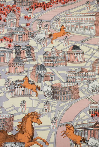 Inouitoosh Oblong Rome Scarf Powder
