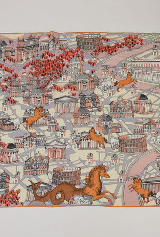 Inouitoosh Oblong Rome Scarf Powder