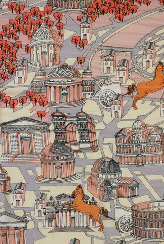 Inouitoosh Oblong Rome Scarf Powder