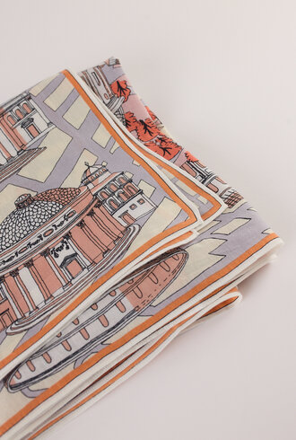 Inouitoosh Oblong Rome Scarf Powder