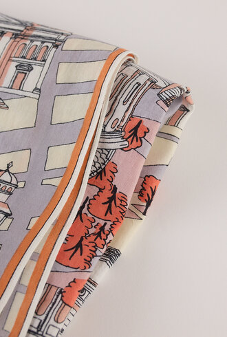 Inouitoosh Oblong Rome Scarf Powder