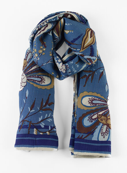 Inouitoosh Square Scarf Pagode Blue