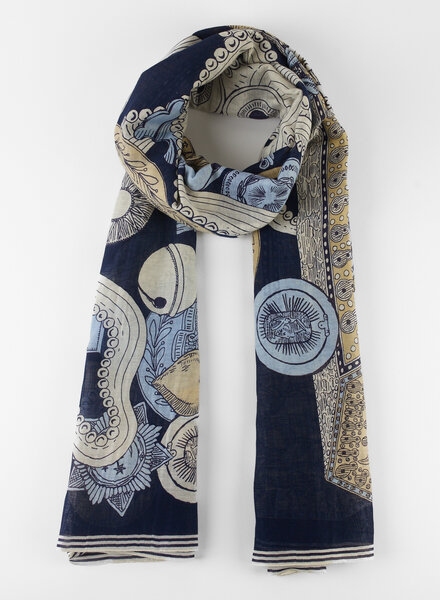 Inouitoosh Oblong Octopus Scarf Emerald