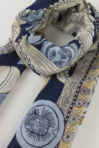 Inouitoosh Oblong Octopus Scarf Emerald