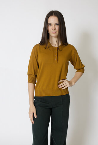 MJW. Pima Cotton Polo Toast