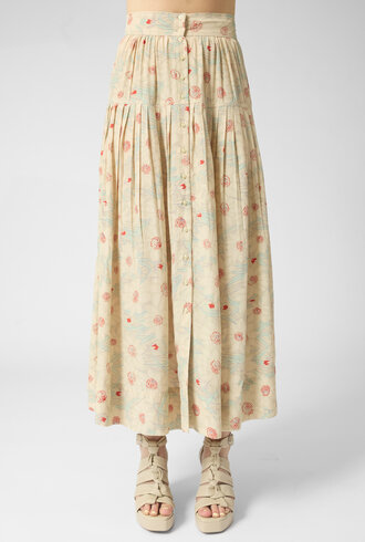 The Great The Highland Skirt Champagne
