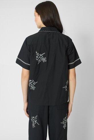 The Great The Bowling Shirt with Hanky Embroidery Black